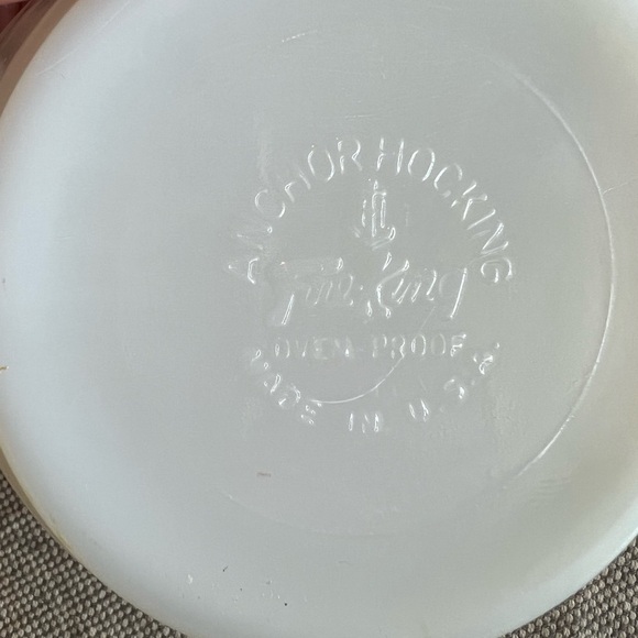 Pyrex Fire King bowl set, white, EUC, see photos. - Picture 4 of 5